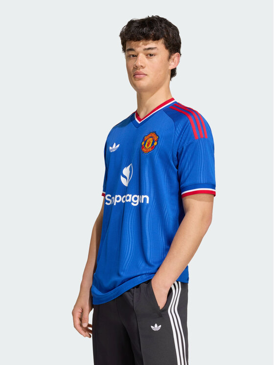 adidas adidas Koszulka techniczna 171322 Niebieski jasny Slim Fit