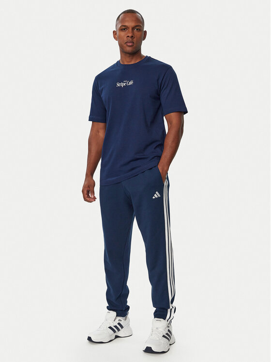 adidas adidas Pantaloni trening Essentials 3-Stripes French Terry KY4197 Albastru Regular Fit