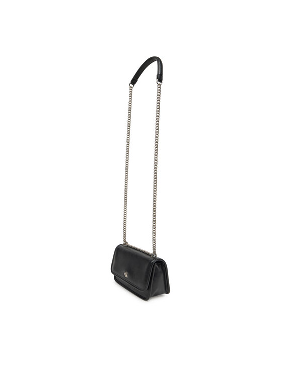 Calvin Klein Jeans Calvin Klein Jeans Τσάντα Chain Mini Ew Flap LV04K3085G Μαύρο