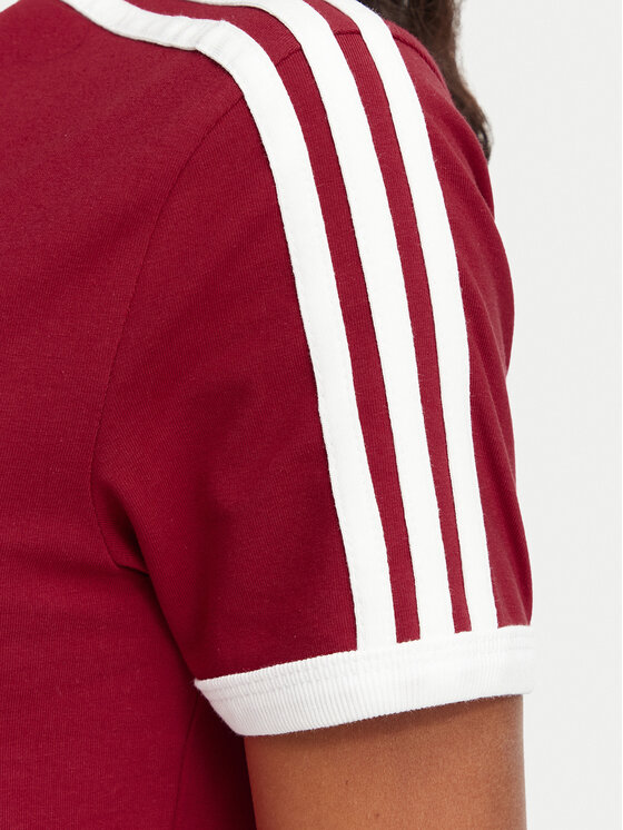 adidas adidas Футболка 3-Stripes Slim KS4779 Червоний Regular Fit