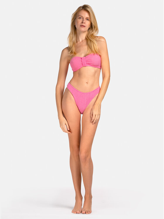 Miss Lou Miss Lou Góra od bikini G-SP2-R Różowy