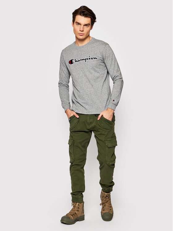 Longsleeve High 216474 Grigio Regular Fit