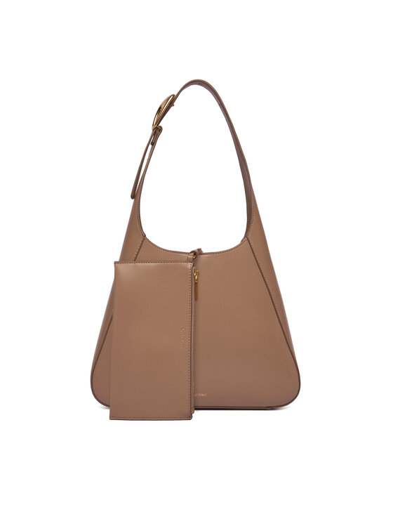 Calvin Klein Calvin Klein Rankinė Hardware Adj Strap Medium Bag LV04F3402G Smėlio