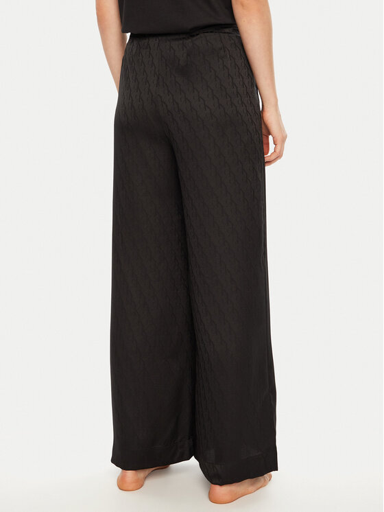 Calvin Klein Calvin Klein Pyžamové nohavice 000QS7304E Čierna Relaxed Fit