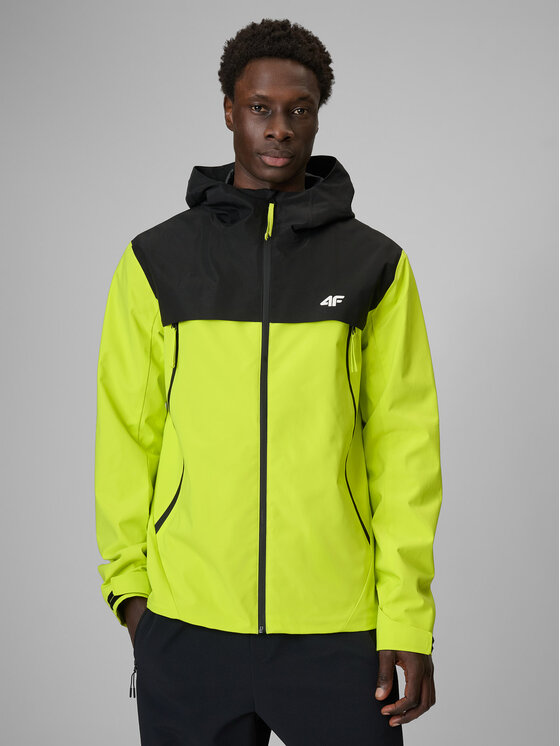 4F 4F Kurtka przejściowa CITY JACKETS Zielony Regular Fit