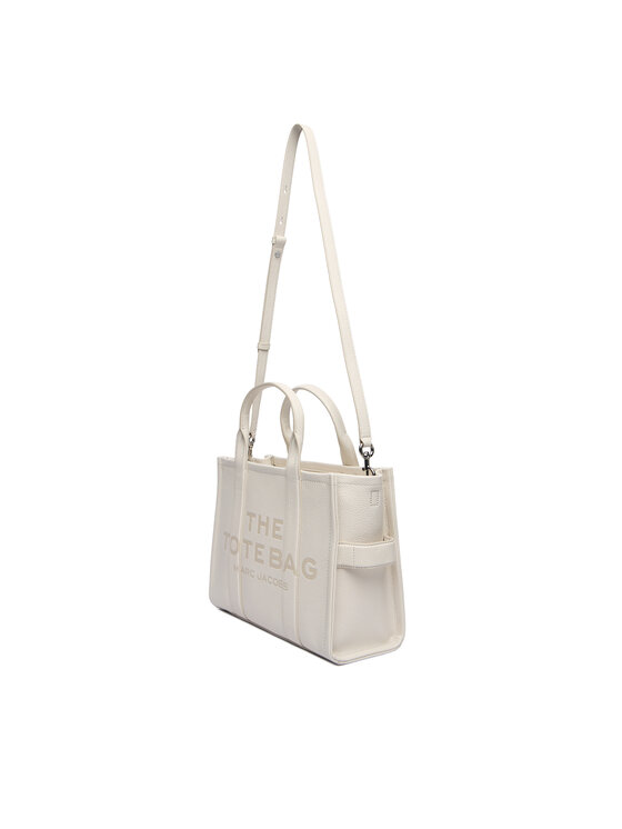 Marc Jacobs Marc Jacobs Τσάντα The Leather Medium Tote H004L01PF21 Εκρού