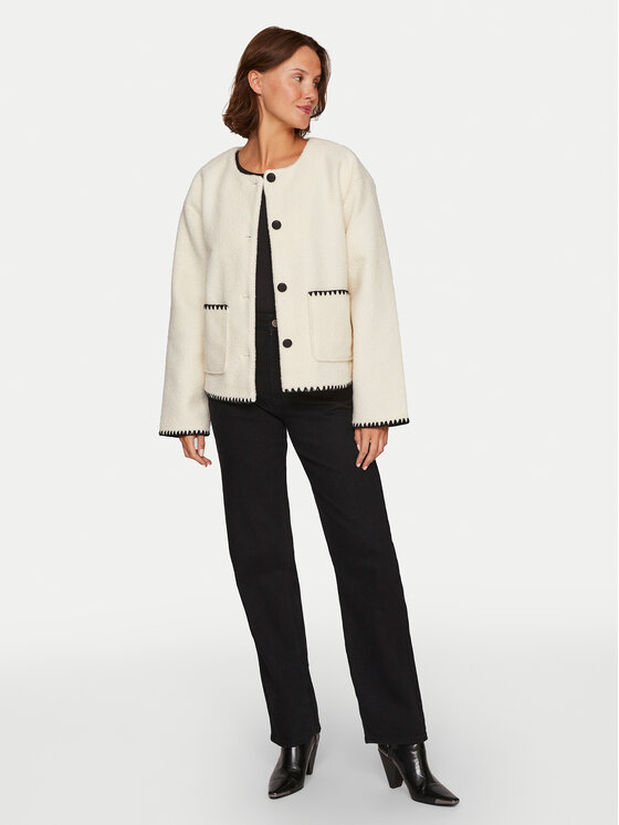 Vila Vila Übergangsjacke Kaya 14095199 Beige Loose Fit