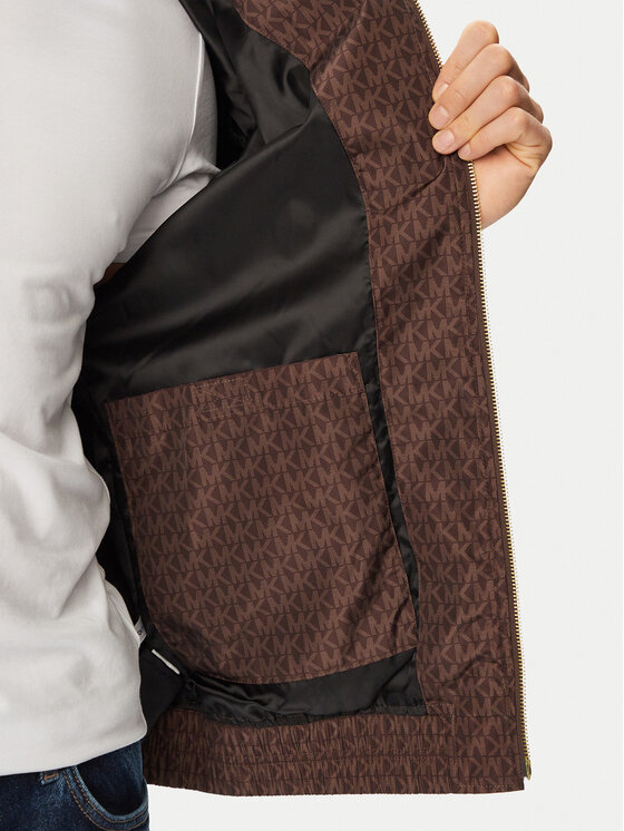 MICHAEL Michael Kors MICHAEL Michael Kors Преходно яке CS620972M9 Тъмнокафяв Regular Fit