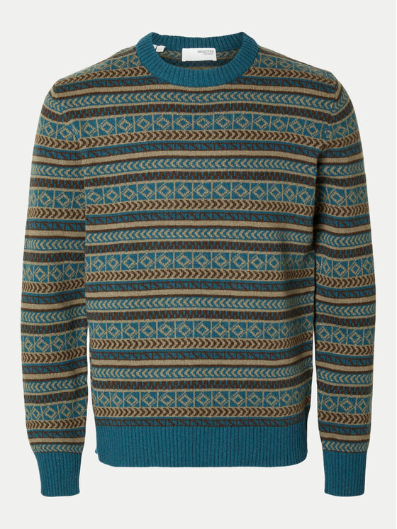 Selected Homme Selected Homme Sweater 16094646 Kék Regular Fit