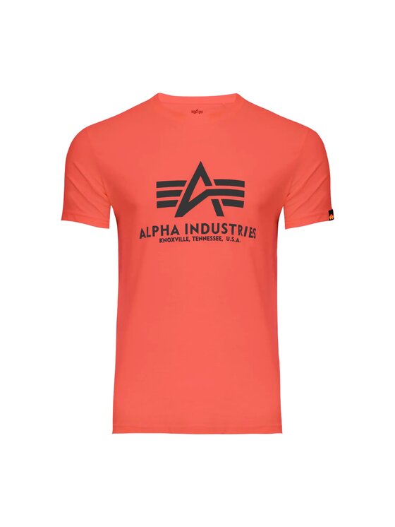 Alpha Industries Alpha Industries T-Shirt AI.100501-711-S Červená Basic Fit