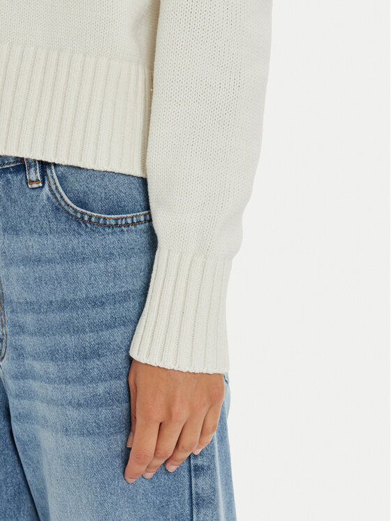 Calvin Klein Jeans Calvin Klein Jeans Dolčevita Chenille J20J224229 Bijela Regular Fit