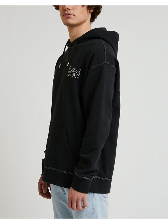 Lee Lee Felpa LOOSE Nero Regular Fit