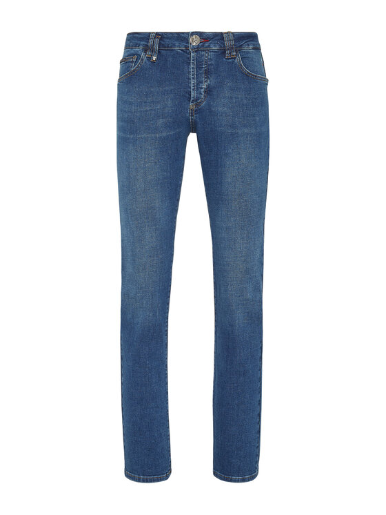 PHILIPP PLEIN PHILIPP PLEIN Jeansy 251 Niebieski Straight Fit