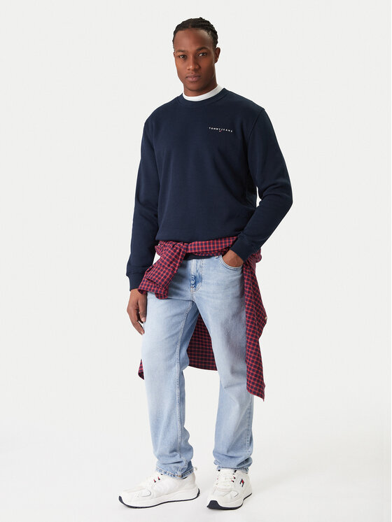 Tommy Jeans Tommy Jeans Majica dugih rukava DM0DM20249 Tamnoplava Regular Fit