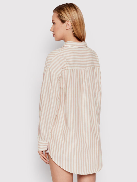 DeeZee DeeZee Srajca Story EMT004 Bež Oversize