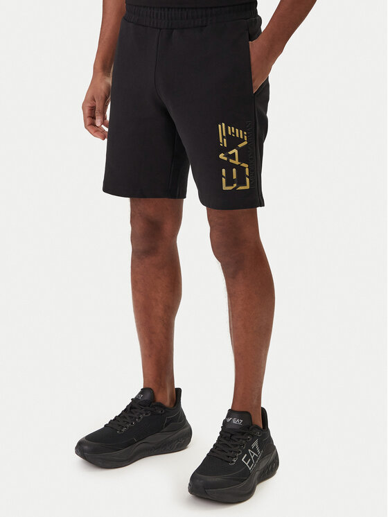 EA7 Emporio Armani EA7 Emporio Armani Sporta šorti 7M001564 AF17787 Melns Regular Fit