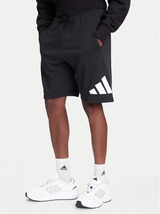 adidas adidas Sportovní kraťasy Essentials Big Logo JE8956 Černá Regular Fit