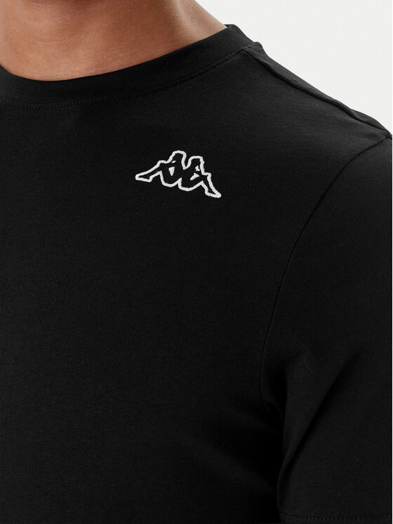 Kappa Kappa Súprava tričiek Logo Myrto 322563W Čierna Regular Fit
