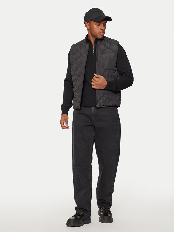 Jack & Jones Jack & Jones Vestă elegantă Karl 12249375 Negru Regular Fit