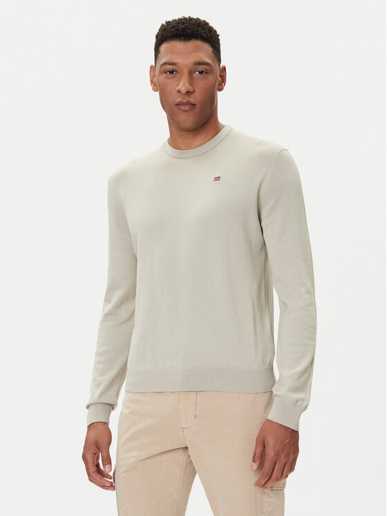 Napapijri Napapijri Pulover Droz NP0A4I2G Gri Regular Fit