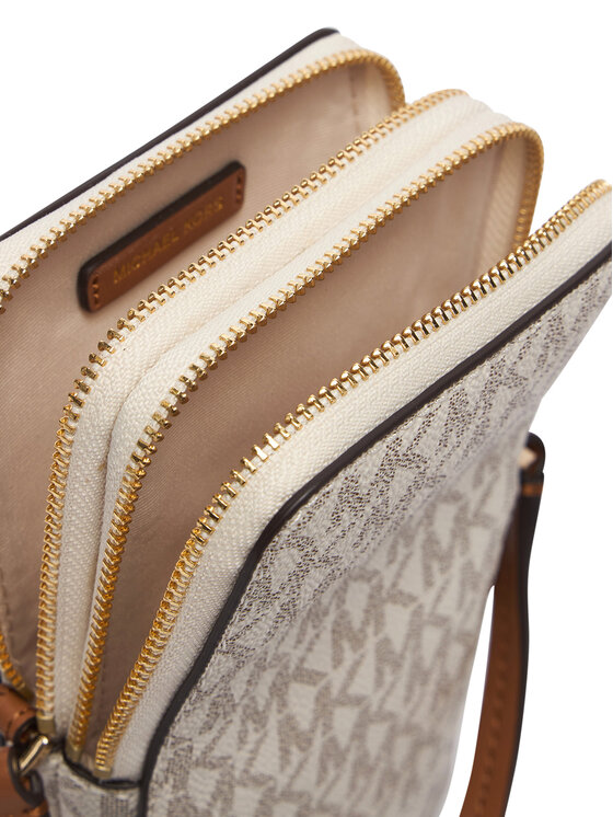 MICHAEL Michael Kors MICHAEL Michael Kors Käekott Jet Set 32F6GJ6C5B Kreemjas