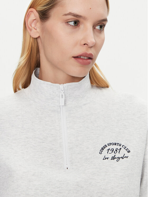Guess Guess Mikina V5GQ06 KCS01 Šedá Regular Fit
