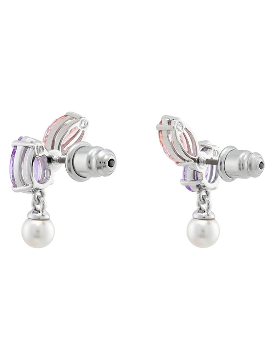 Swarovski Swarovski Komplektas: vėrinys ir auskarai 5746577 Sidabrinė