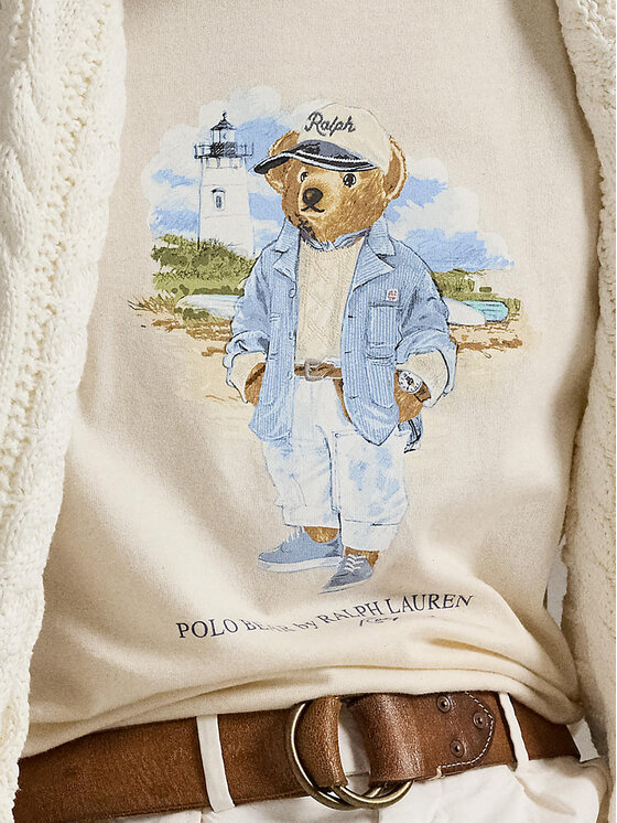 Polo Ralph Lauren Polo Ralph Lauren T-särk 710969630001 Beež Custom Slim Fit