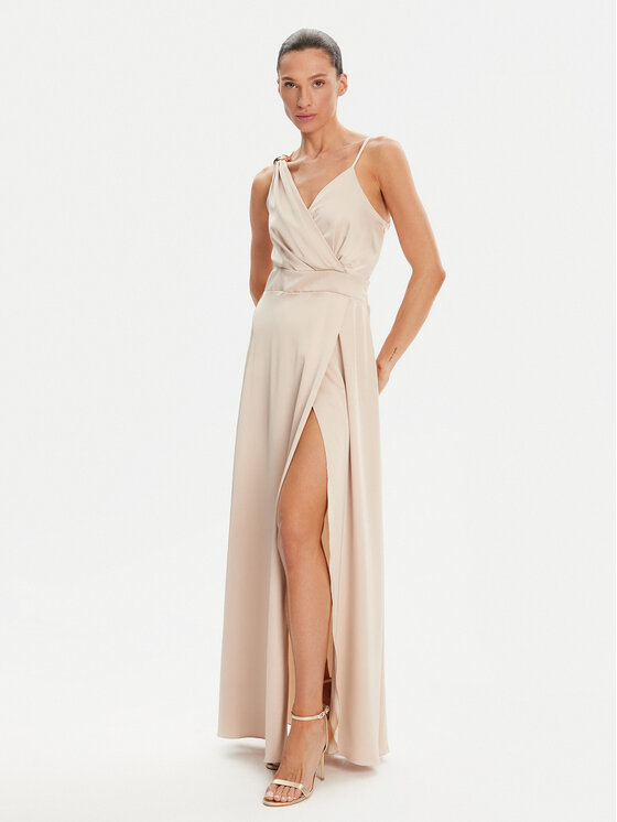 Rinascimento Rinascimento Abito da sera CFC0124351003 Beige Regular Fit
