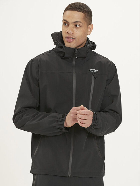 Weather Report Weather Report Regenjacke Delton WR201566 Schwarz Regular Fit