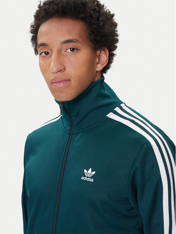 adidas adidas Majica dugih rukava adicolor Classics Beckenbauer JY1280 Zelena Slim Fit