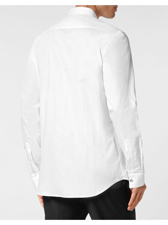 PHILIPP PLEIN PHILIPP PLEIN Košile 3875 Bílá Regular Fit