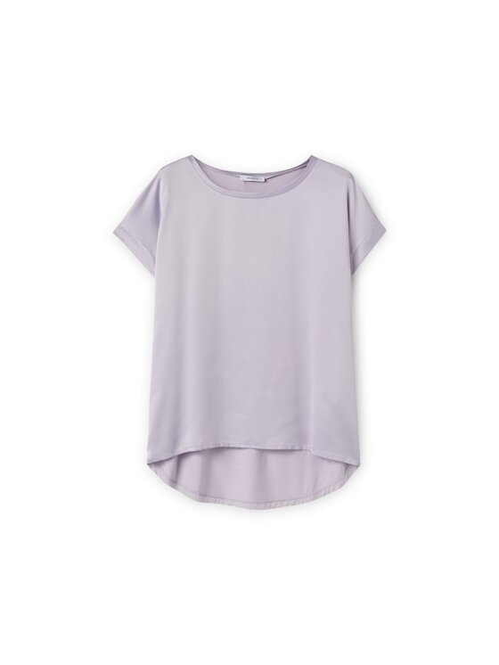 Motivi Motivi T-Shirt G063W603319N0E4 Fioletowy Regular Fit