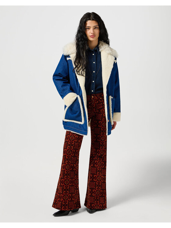 Wrangler Wrangler Giacca di jeans WRANGE COAT Blu Loose Fit