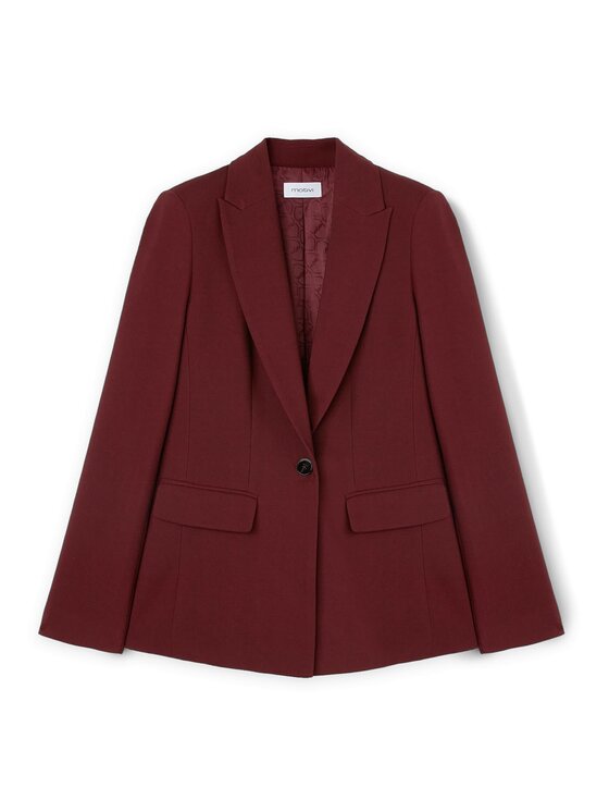 Motivi Motivi Giacca outdoor Q663Q000847N036 Bordeaux Slim Fit