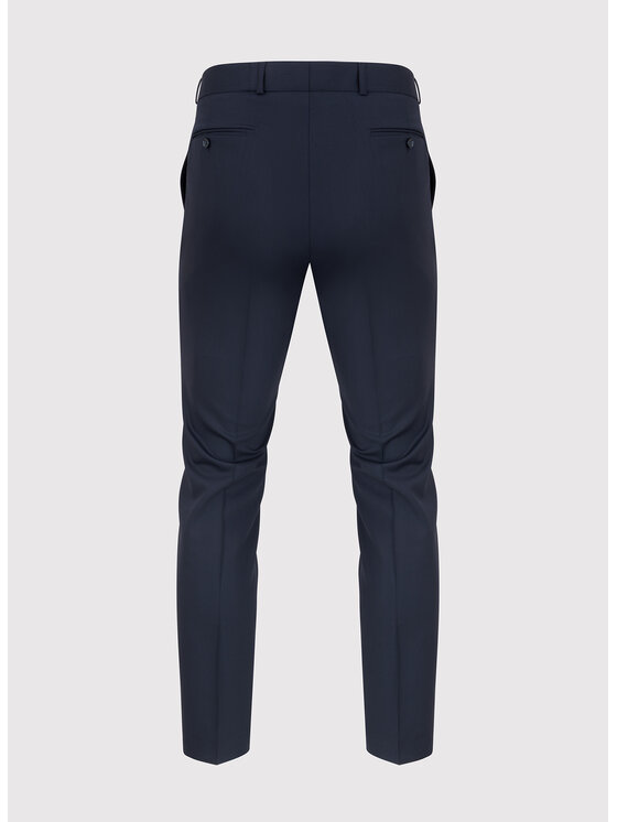 Pako Lorente Pako Lorente Spodnie garniturowe P23WP-6G-038 Granatowy Slim Fit