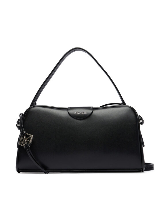 Calvin Klein Calvin Klein Handtasche Emblem Trio Top Handle Camera Ba LV04F3370G Schwarz