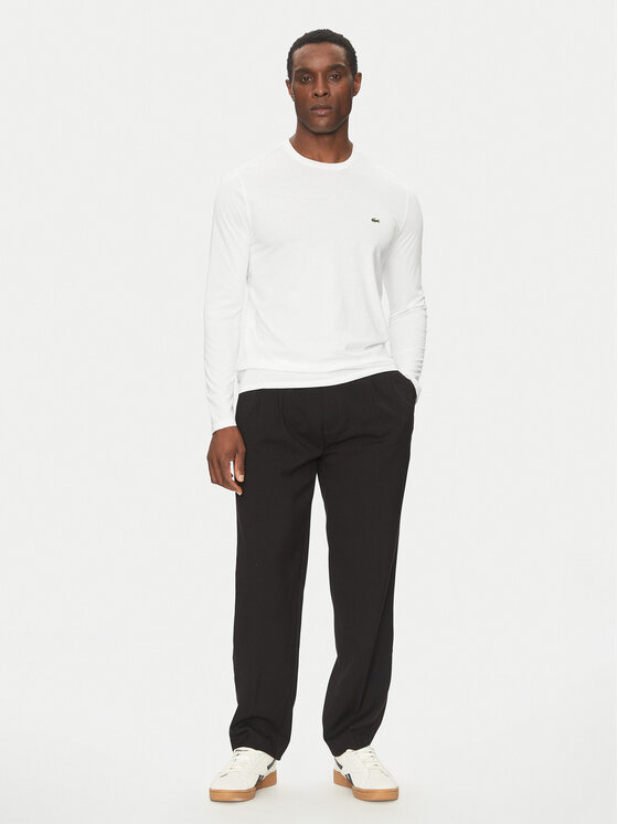 Lacoste Lacoste Majica dugih rukava TH6712 Bijela Regular Fit