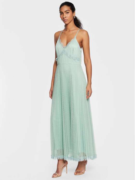 TWINSET TWINSET Coctailkleid 231TP2440 Grün Regular Fit