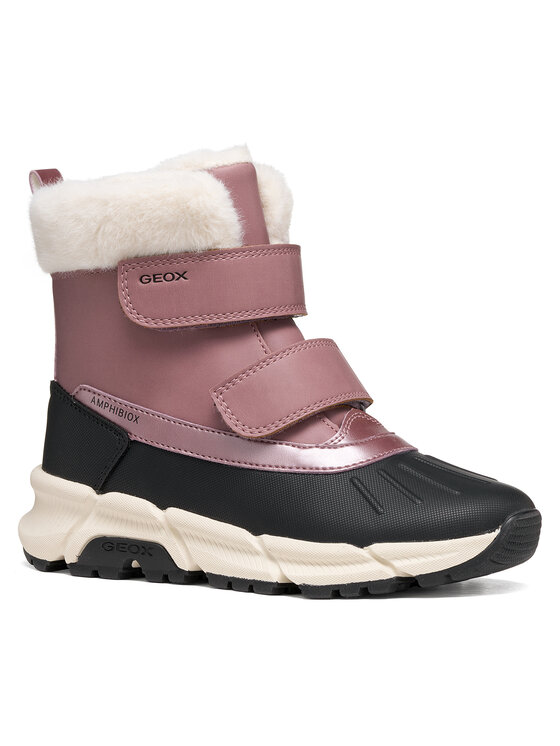 Geox Geox Sniega zābaki J Flexyper Plus Girl B Abx J66NGA 0MECE C8049 M Rozā