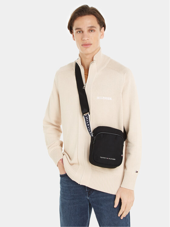 Tommy Hilfiger Tommy Hilfiger Τσαντάκι Th Skyline Mini Reporter AM0AM11554 Μαύρο