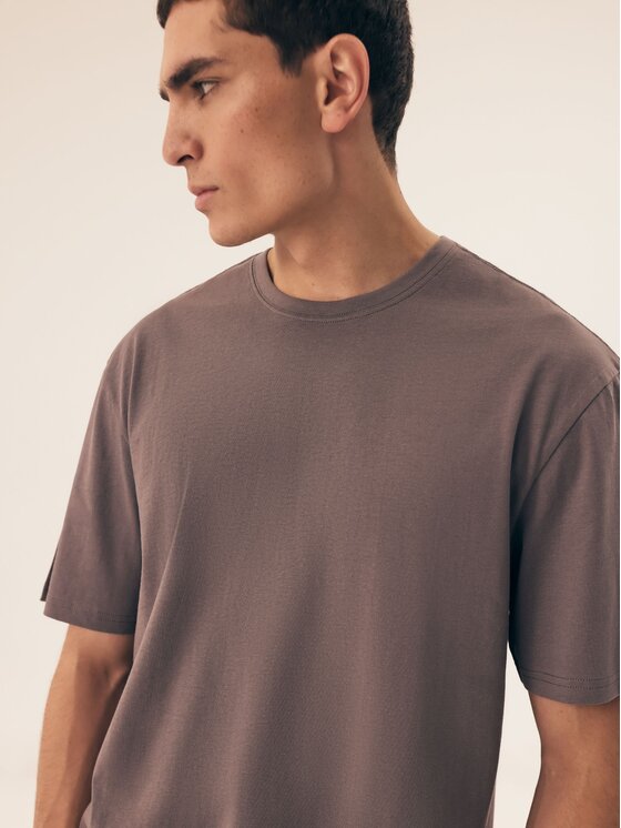 Henderson Henderson T-Shirt 43026 Brązowy Regular Fit
