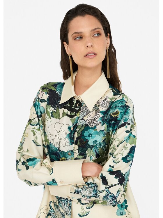 Liu Jo Liu Jo Camicia CF5364TS555M9717 Bianco Regular Fit