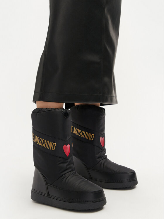 LOVE MOSCHINO LOVE MOSCHINO Śniegowce JA24032G1LISY000 Czarny