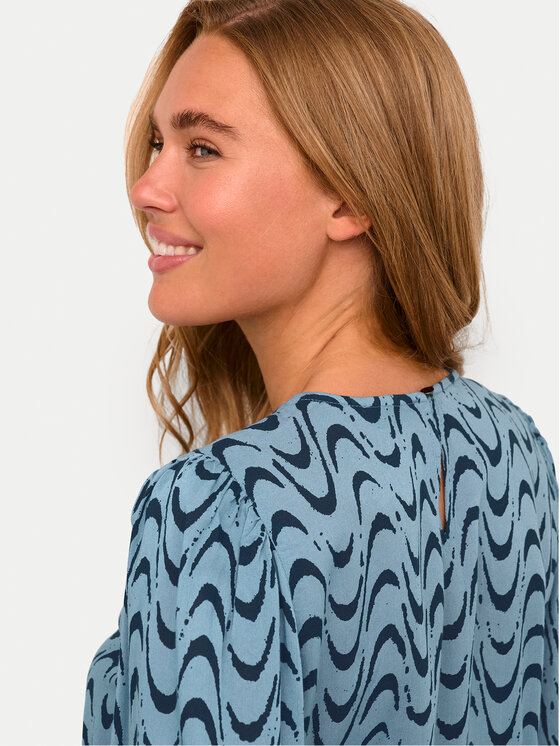 Kaffe Kaffe Bluza Mira 10508286 Modra Regular Fit