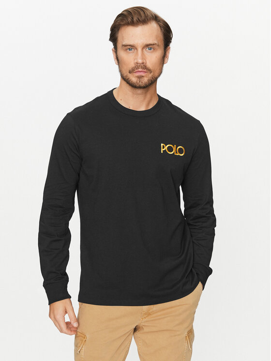 Polo Ralph Lauren Polo Ralph Lauren S dlhými rukávmi 710920208001 Čierna Regular Fit