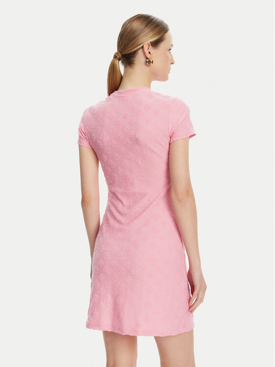 Guess Guess Rochie de zi V5GK07 KCT02 Roz Regular Fit
