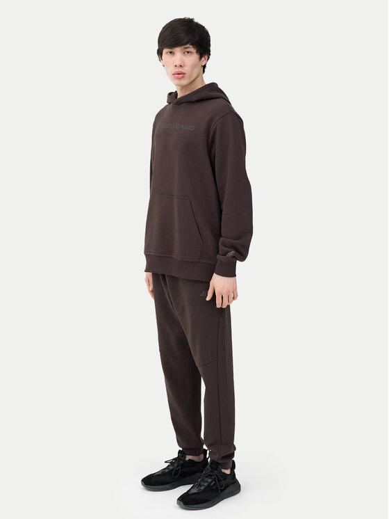 4F 4F Долнище анцуг 4FWSS24TTROM648 Кафяв Regular Fit