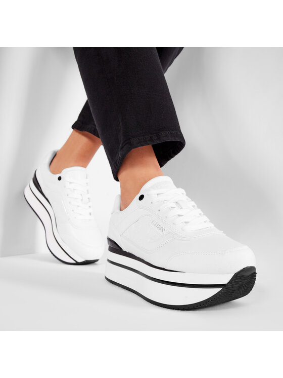 Guess Guess Sneakers Hansin FL5HNS PEL12 Alb