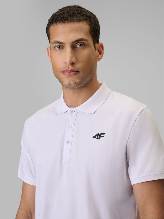 4F 4F Polo NOS Biały Regular Fit